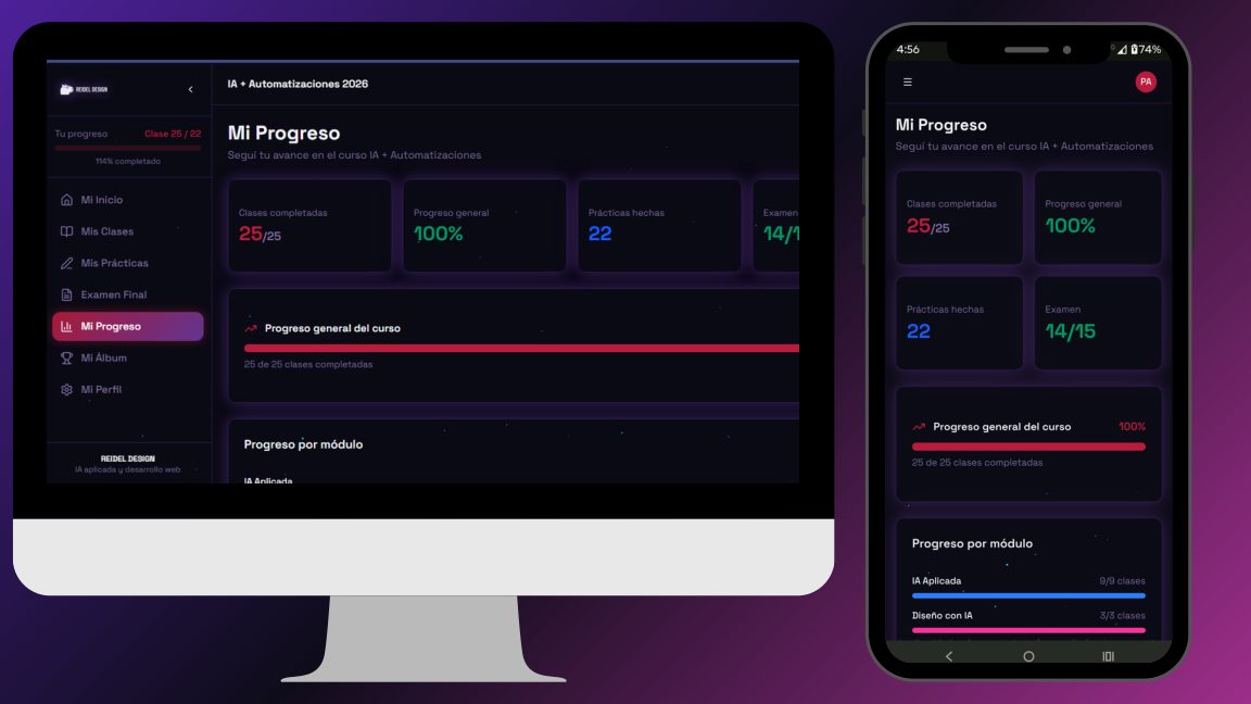 Mi Progreso — estadísticas de avance